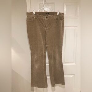 JCrew Cords 12R Beige